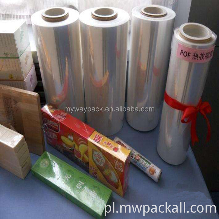 Najlepsza cena PREKTOWANA POF plastikowa folia owijania poliolefinowych